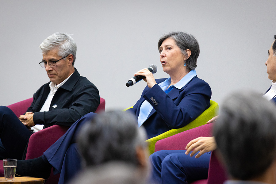 Maricarmen Elos&uacute;a en el panel