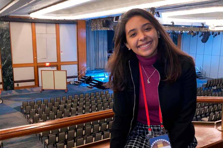 Mariela Salgado, estudiante Tec CEM en Nueva York