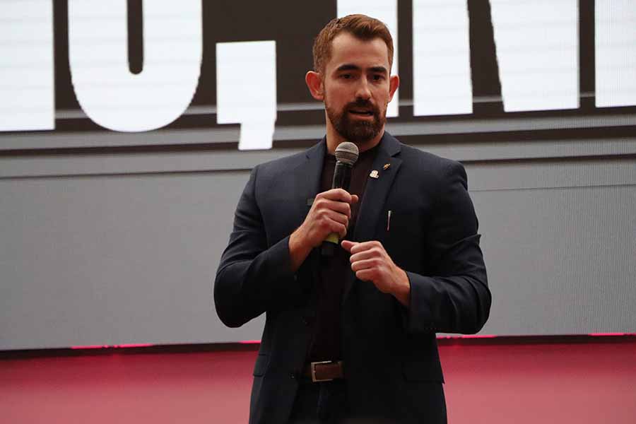 Mauricio Cantú, candidato a la alcaldía de Monterrey por Morena.