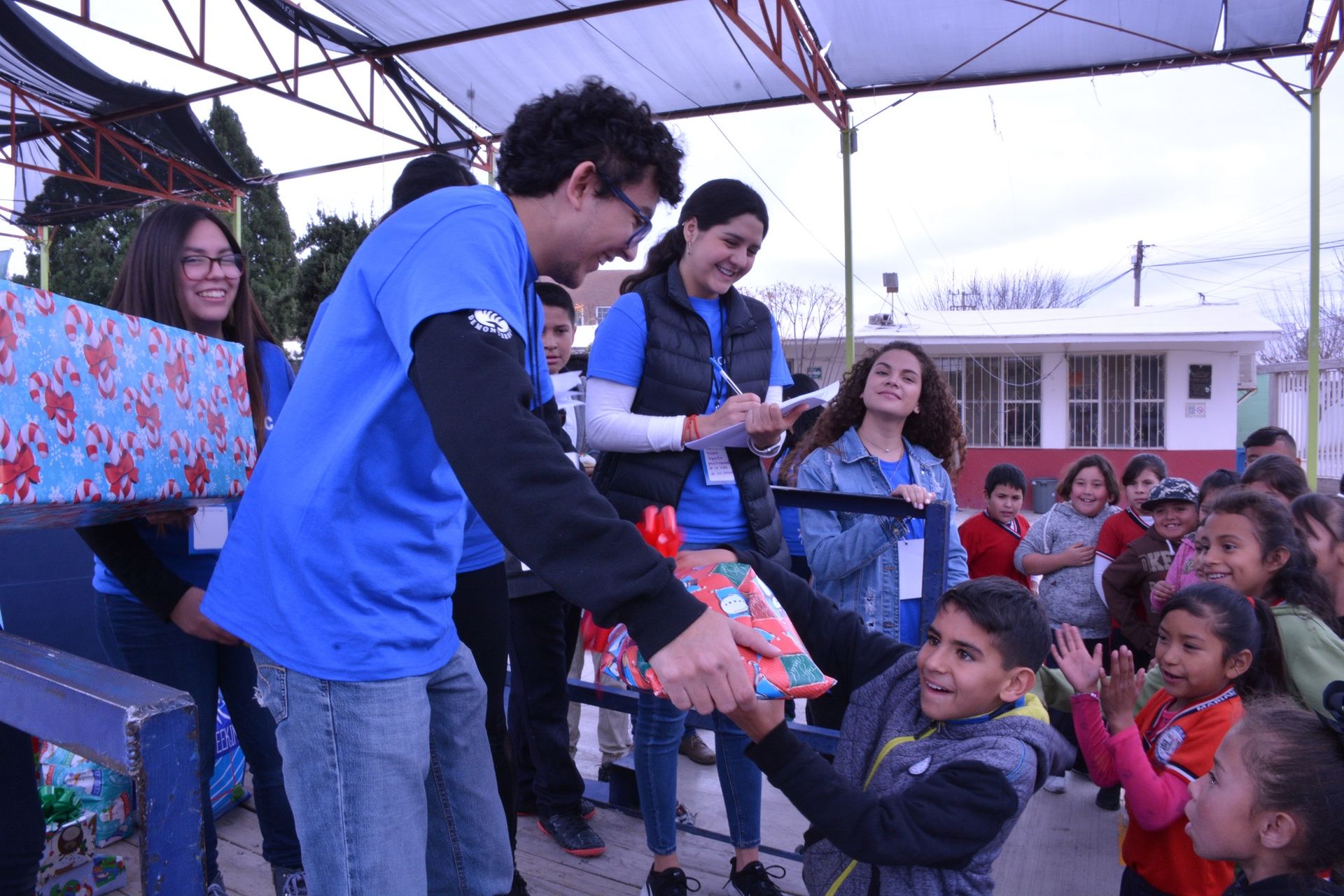 Entrega de regalos