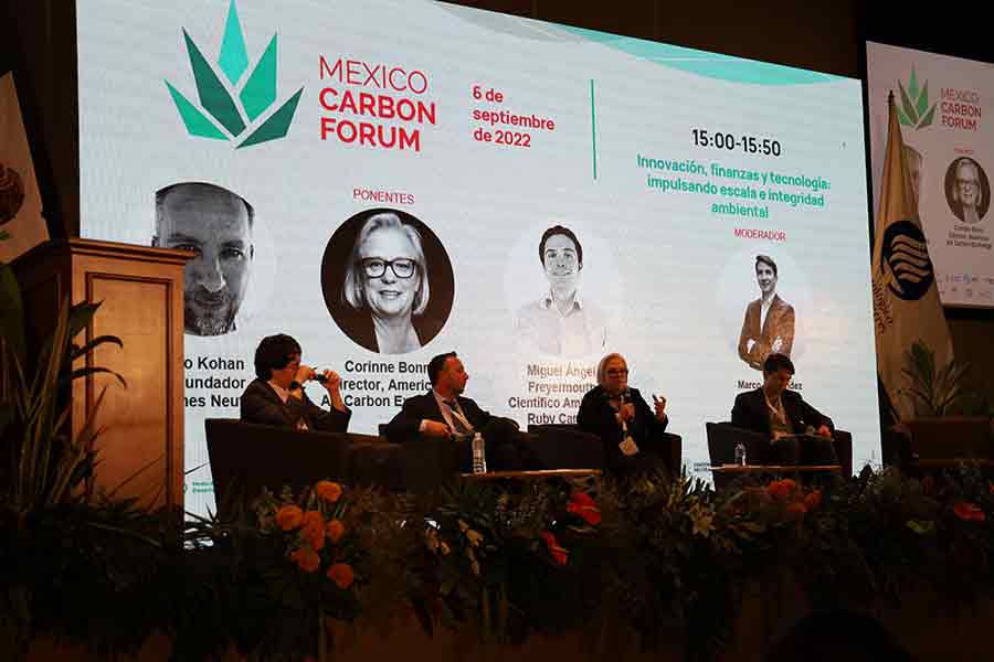 Mexico Carbon Forum, encuentro sobre huella de carbono con 500 especialistas en cambio climático. 