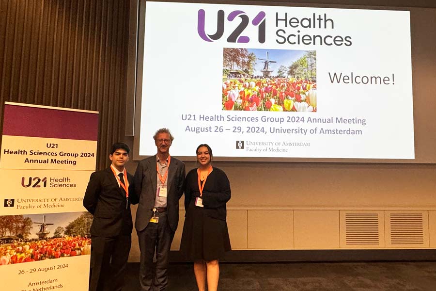 Milton y Alejandra asistieron a U21 Health Sciences Group 2024 Annual Meeting.