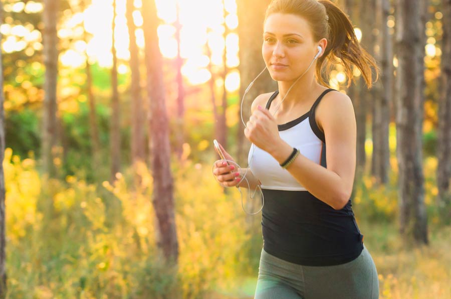 Mujer haciendo ejercicio