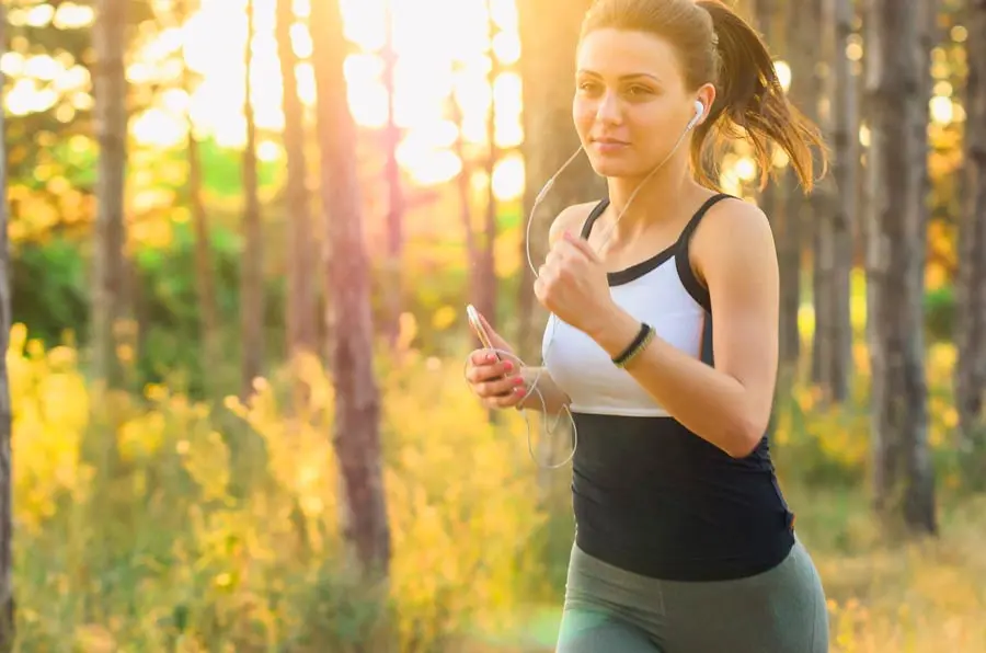 Mujer haciendo ejercicio