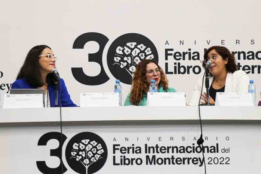 Durante la FIL Monterrey 2022 se realizó el diálogo Literatura y fútbol: Las mujeres en la cancha