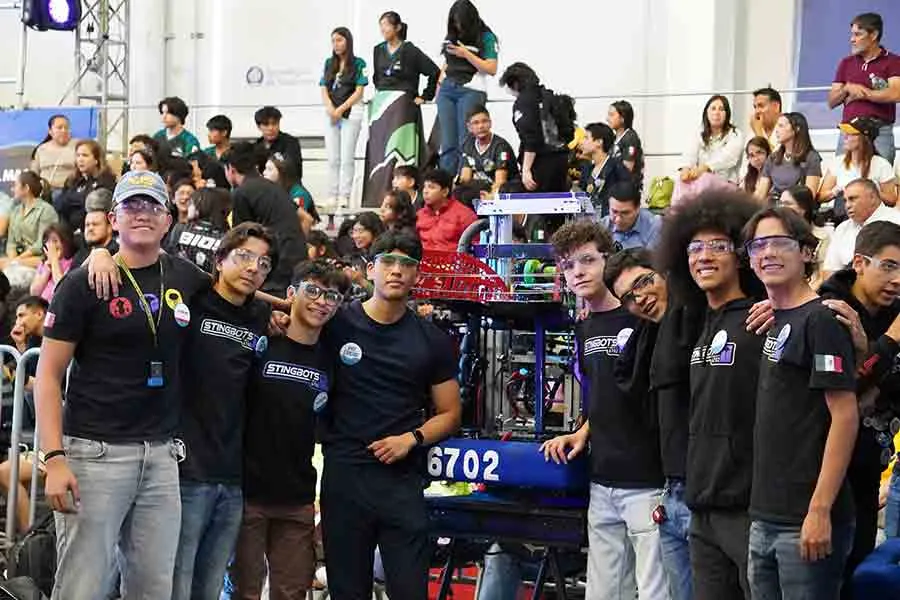 Mundial de robótica FIRST; logra pase equipo de PrepaTec Santa Anita.