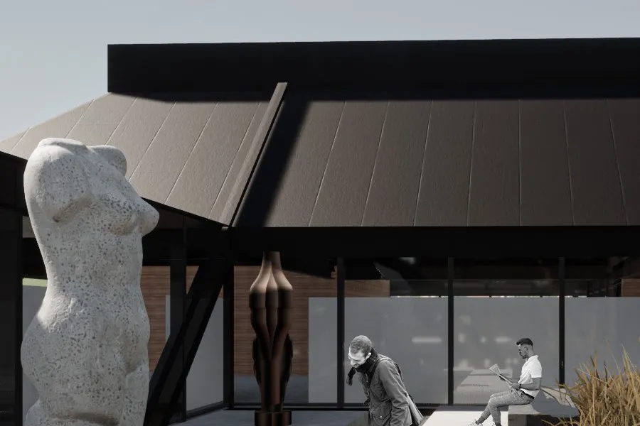 Museo diseñado para concurso de arquitectura por Alejandro Cárdenas