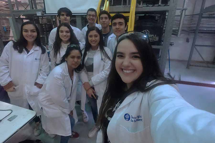 La alumna del campus Monterrey participó en AiChE, proyecto de ingeniería química.