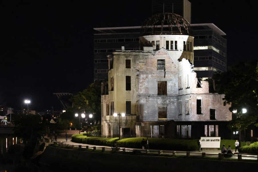 El Monumento de la Paz en Hiroshima, lugar donde anualmente los japoneses recuerdan a las víctimas de los bombardeos atómicos de 1945.