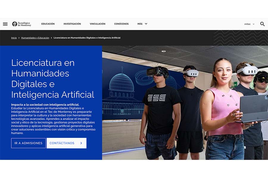 nueva carrera humanidades digitales tec