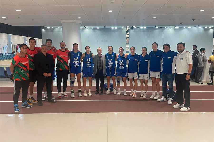 Atleta Tec porta oro en Mundial FISU Básquetbol 3x3 Qatar 2023