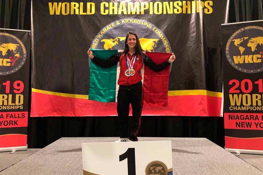 ¡Se lleva el oro en el World Kickboxing Championships!