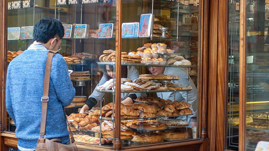 panadería comercio local