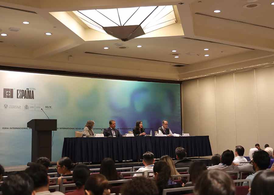 Panel de FIL Pensamiento sobre Modelos de Gestión Universitaria en el que participó el Tec Guadalajara. 