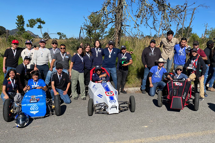 Participantes de los campus Tec presentes en la Gravity Race Car 2024