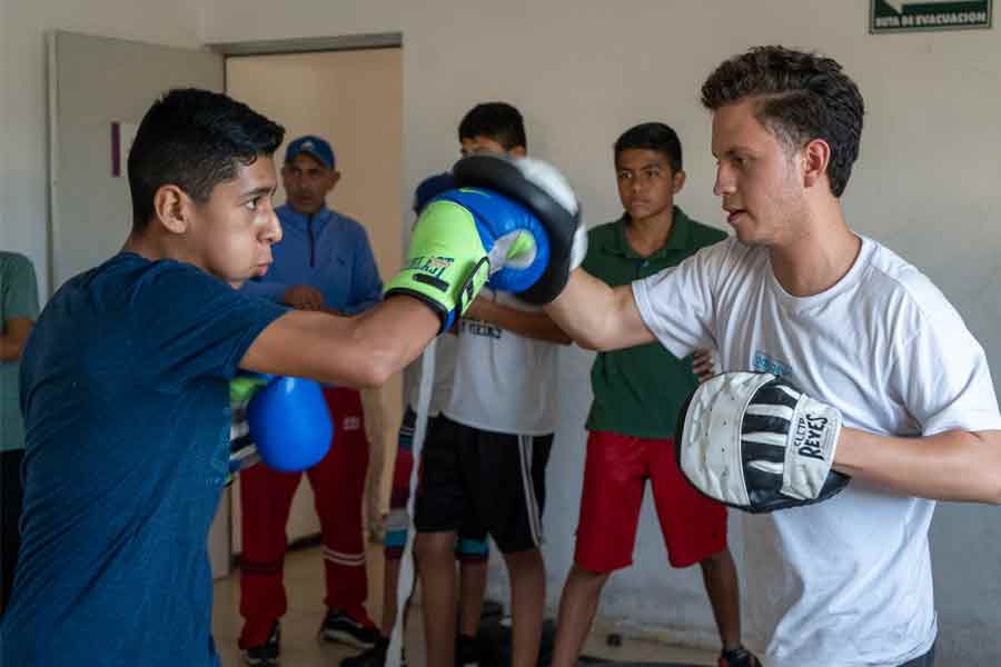 Pelea de box Saltillo