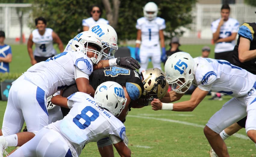 Pierde Borregos Guadalajara ante Jaguares SuBiré en segundo partido de futbol americano de la Conferencia Premier de la CONADEIP