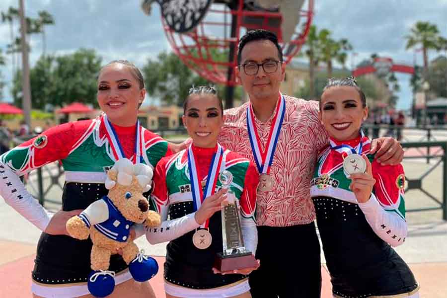 ¡Son de plata! estudiantes de CSF suben al podio en mundial de Cheer