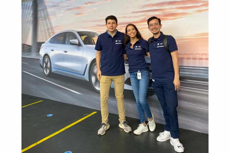 Abraham Guerrero estuvo 10 meses realizando prácticas profesionales en BMW 