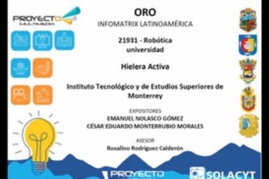 La Hielera Activa fue del agrado de los jueces, haciendo que los estudiantes recibieran el oro en el concurso.