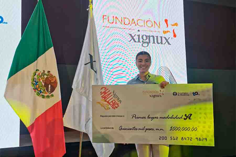 Recibe Premio Mujer Tec por su proyecto de construcción sostenible