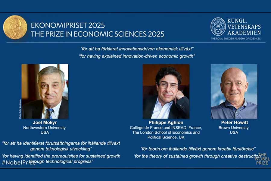 Nobel de Economía al análisis de la innovación para el bien económico