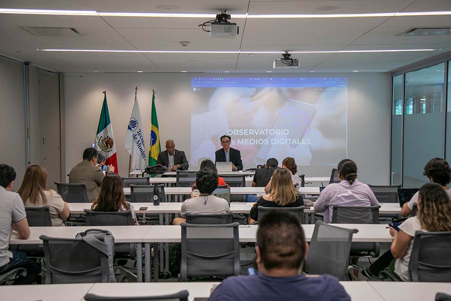 La presentación del observatorio digital se realizó en campus Monterrey