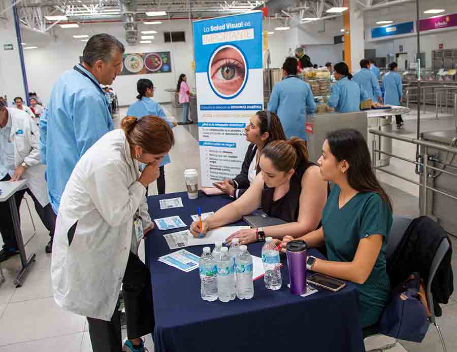 Prevención oftalmológica en Flex, campaña para colaboradores realizada por estudiantes del Tec Guadalajara.