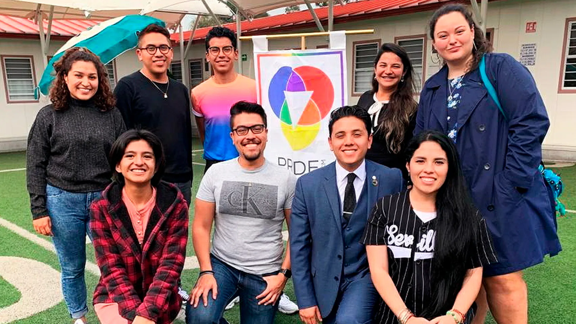 Fotografía del grupo estudiantil Pride CCM 2019