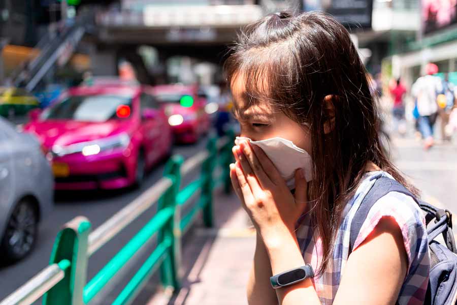 Los problemas medioambientales, como la contaminación, son un desafío para la salud durante la primera infancia.