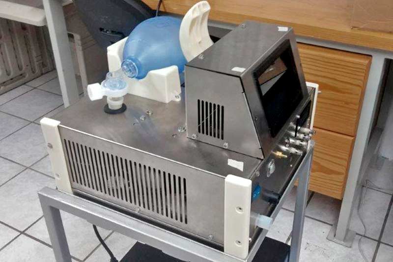 Prototipo M3DIIIK Ventilador Mecánico