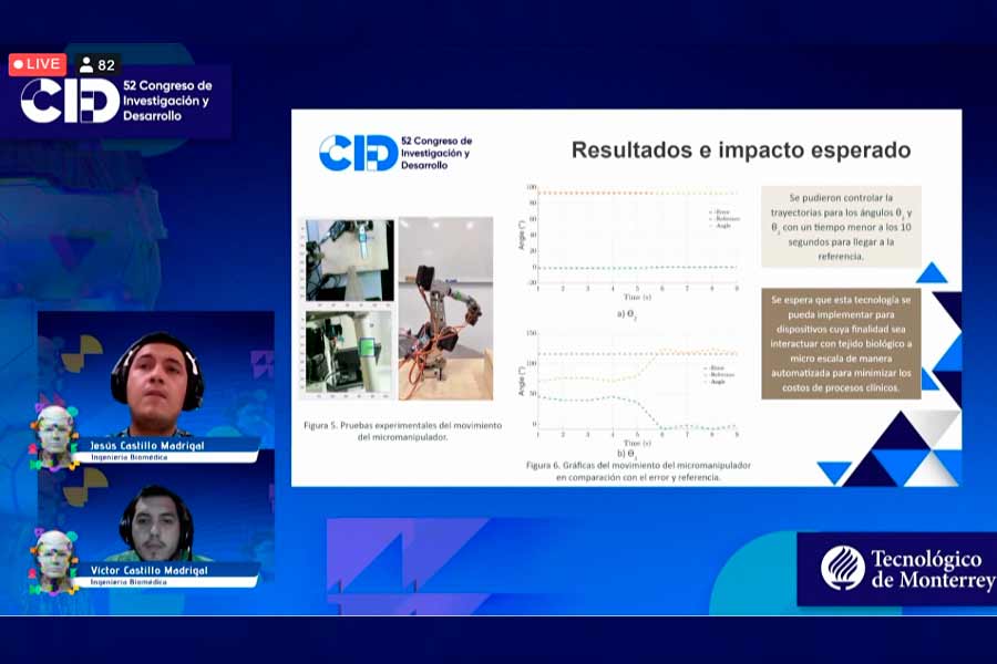 Estudiantes de profesional del Tec presentaron sus proyectos de investigación.