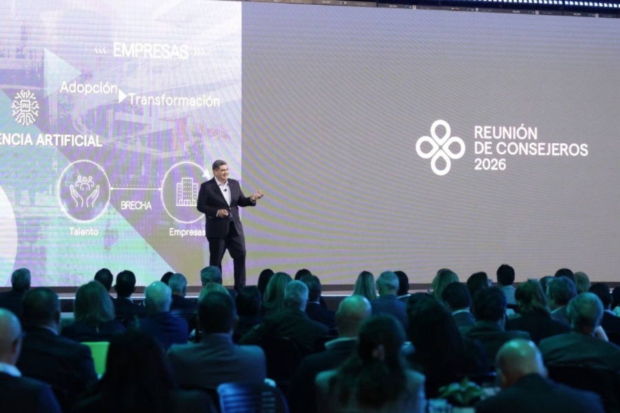 Reunión de Consejeros del Grupo Educativo Tecnológico de Monterrey, en el centro de Congresos del campus Santa Fe