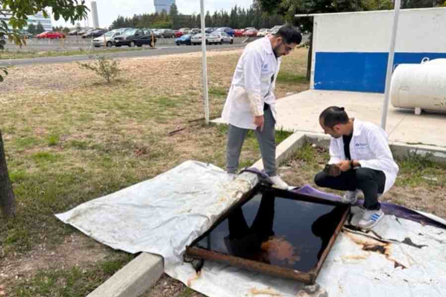 Revisando proyectos de sus estudiantiles de química