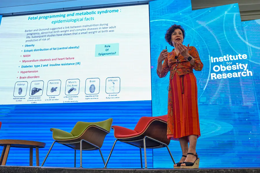 Rosa María Guéant Rodríguez, Profesora y médico hospitalario, de la Universidad de Lorraine y Hospital Universitario de Nancy, Servicio de Clínica en Nutrición y Servicio de Bioquímica Metabólica y Nutriciónsa entidad para hacer frente al problema de obesidad