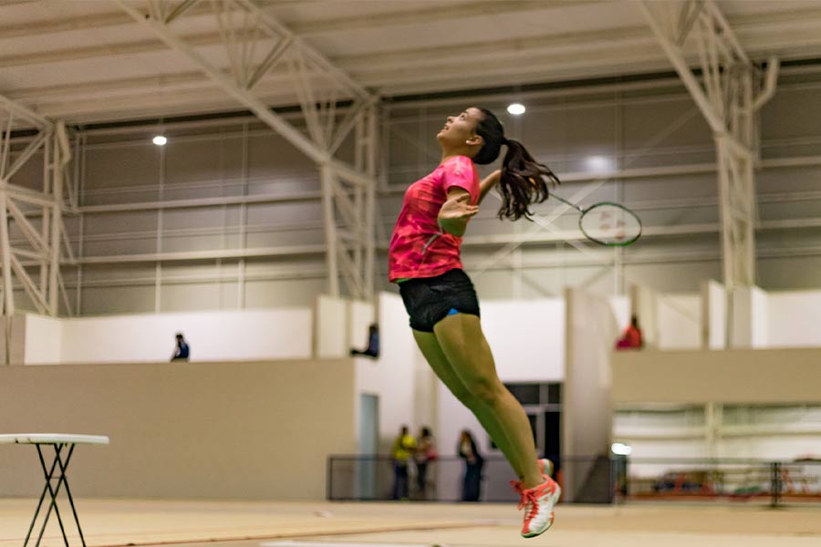 Sabrina, practicando para sus próximas competiciones Lima 2019 y Tokio 2020.