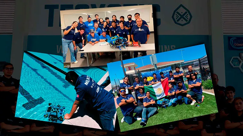 TecXotic el equipo del Tec campus Cuernavaca que ha participado por siete años en el MATE ROV Competition