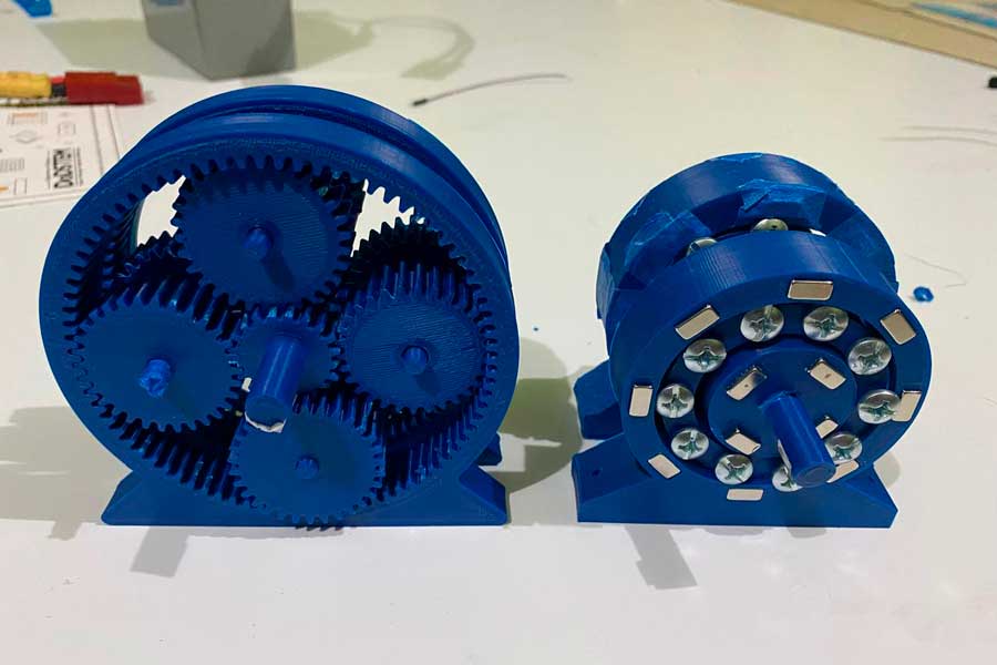 Turbinas e&oacute;licas, Tec de Monterrey.