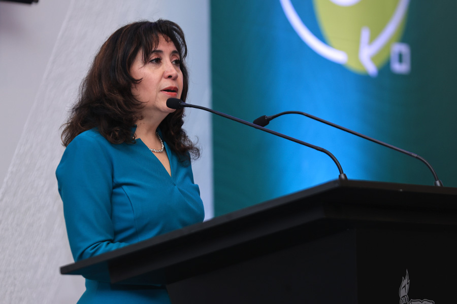 Verónica Pedrero, directora general del campus Estado de México en el cuarto Foro de Economía Sostenible.