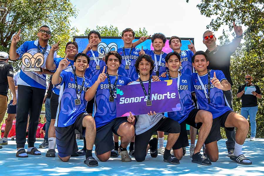 Voleibol varonil de sonora norte son campeones en competencia regional