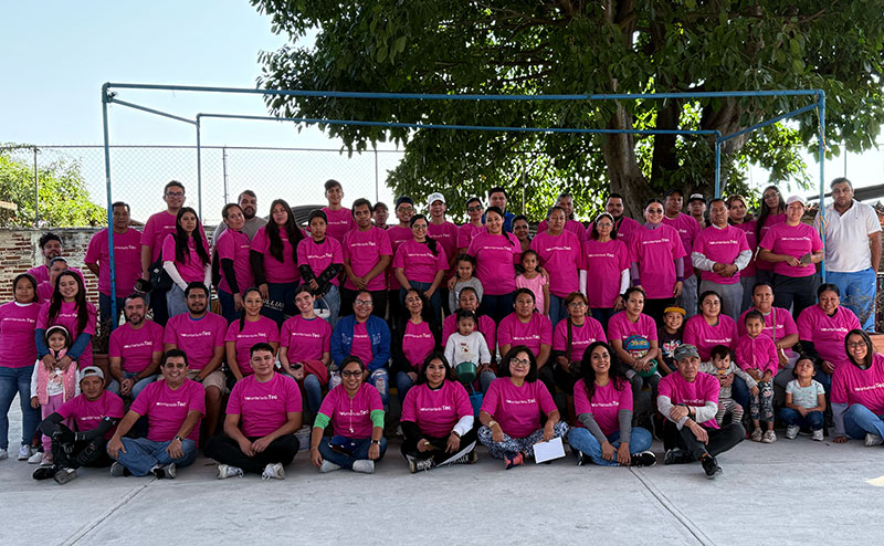 El Voluntariado Tec en campus Cuernavaca reunió a estudiantes, colaboradores y egresados para mejorar las instalaciones de un jardín de niños en la comunidad de Morelos.