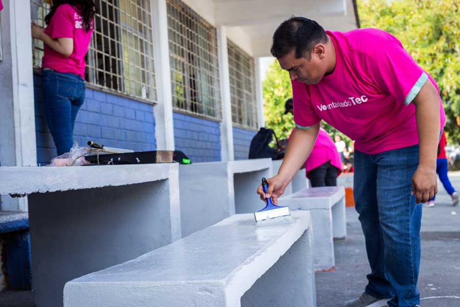 El Día del Voluntariado Tec es parte de las alianzas de la institución con otros organismos y gobierno para dar apoyo a la sociedad.