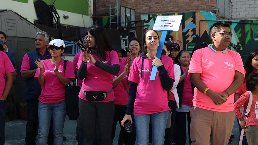 Voluntarios de campus Santa Fe en la fundación Yolia