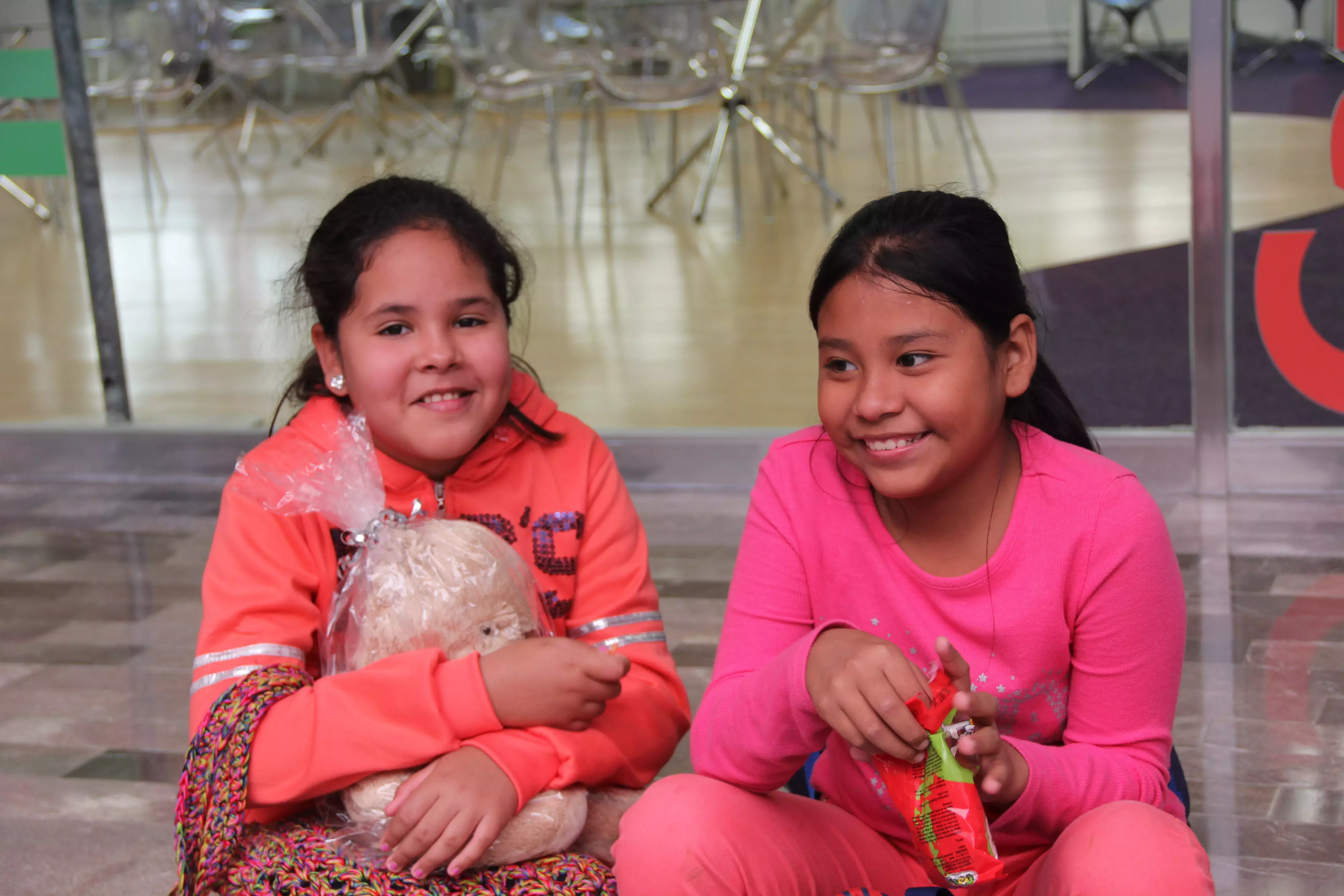 Niños disfrutando de posada en el Tec.