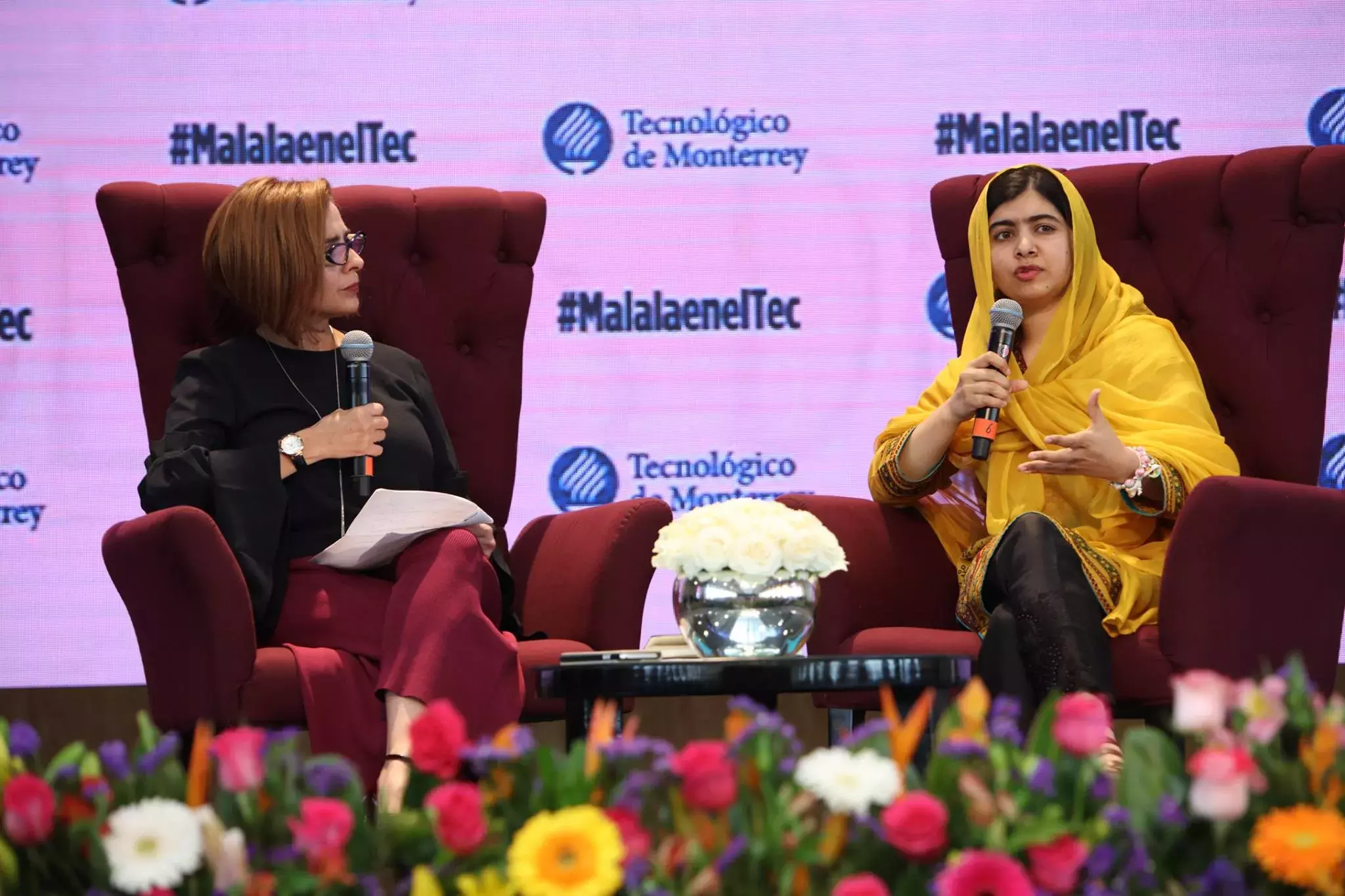 Malala en el Tec de Monterrey 