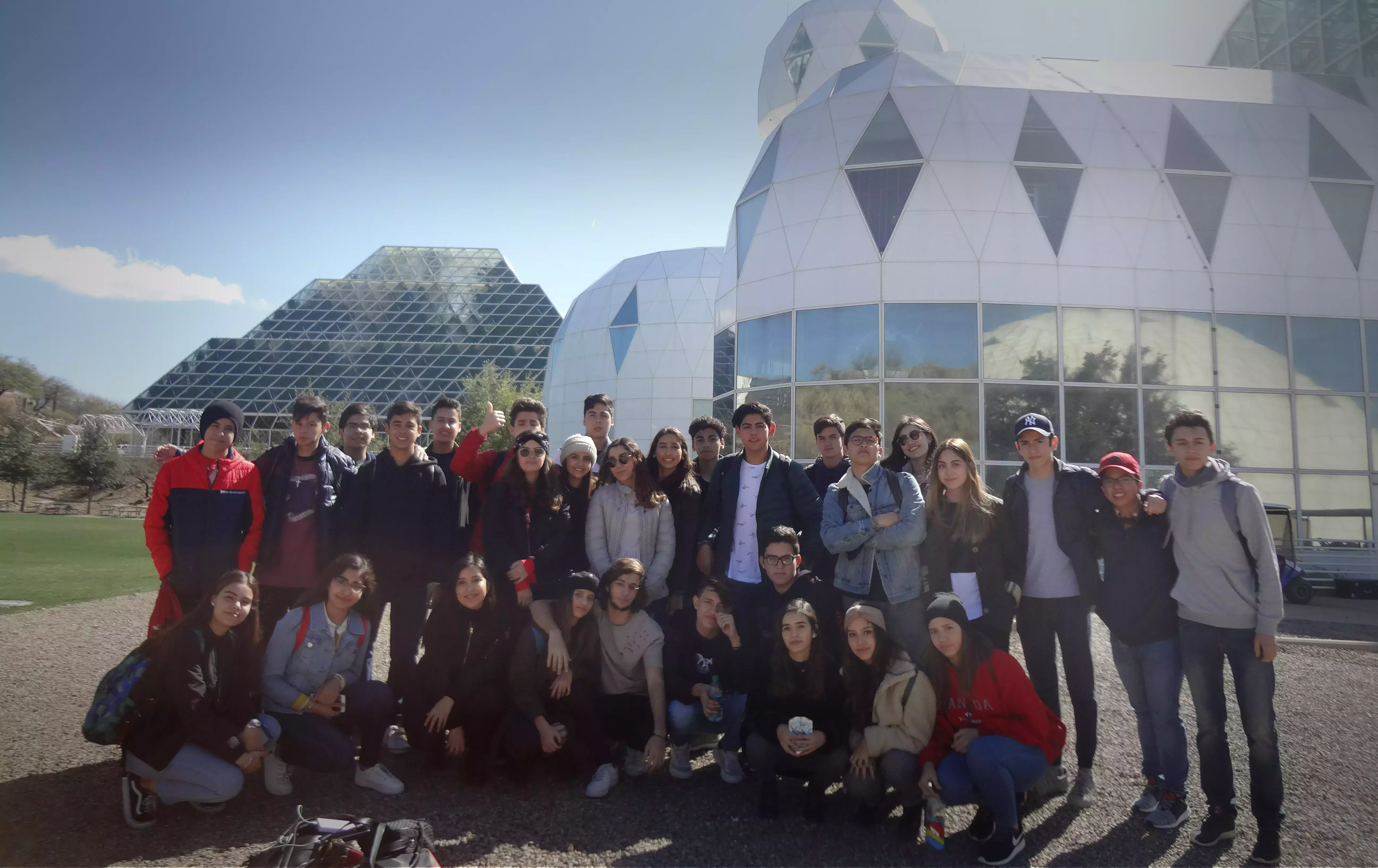 Alumnos en viaje escolar