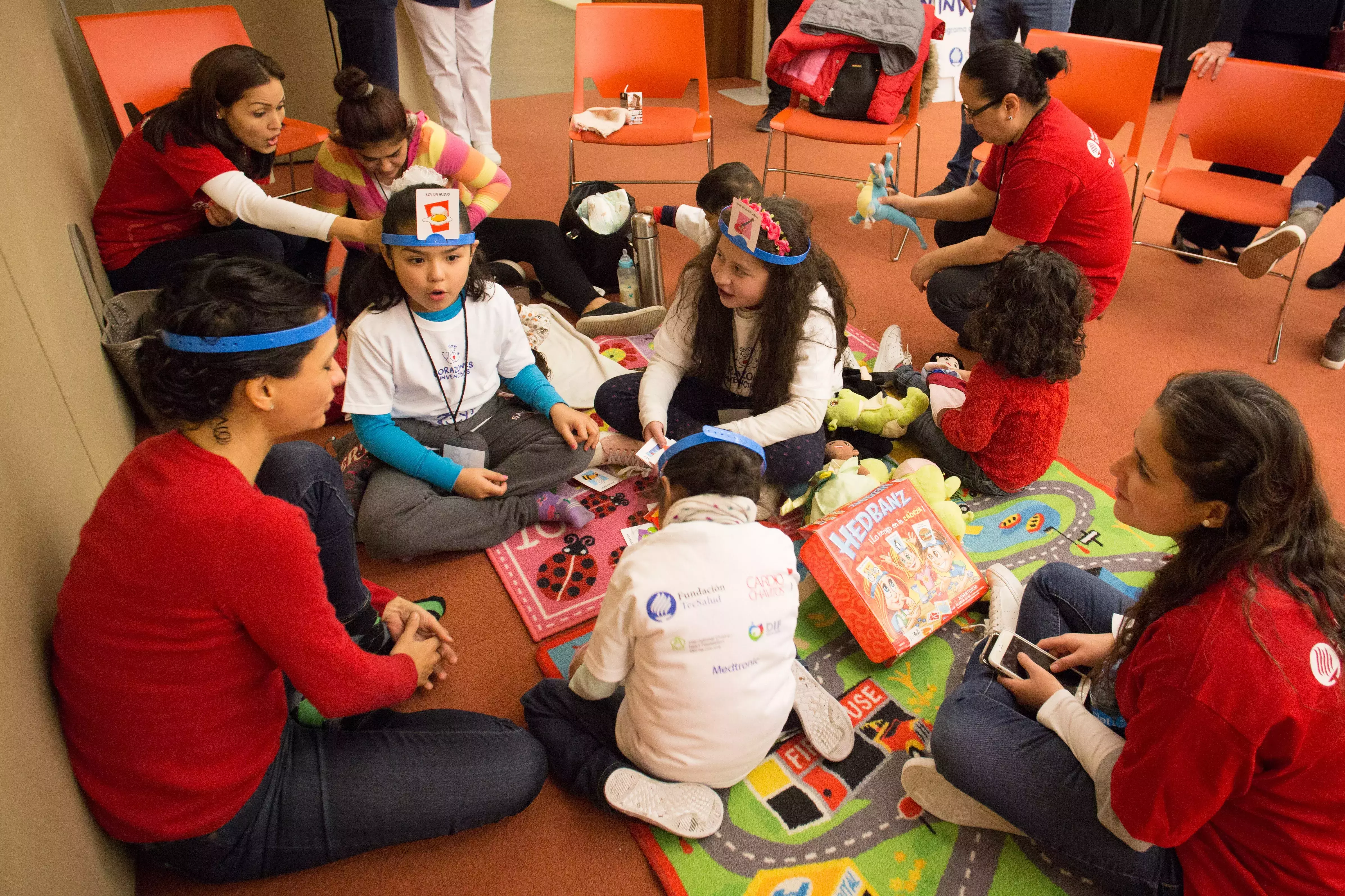 actividades con los niños jornada corazones invencibles