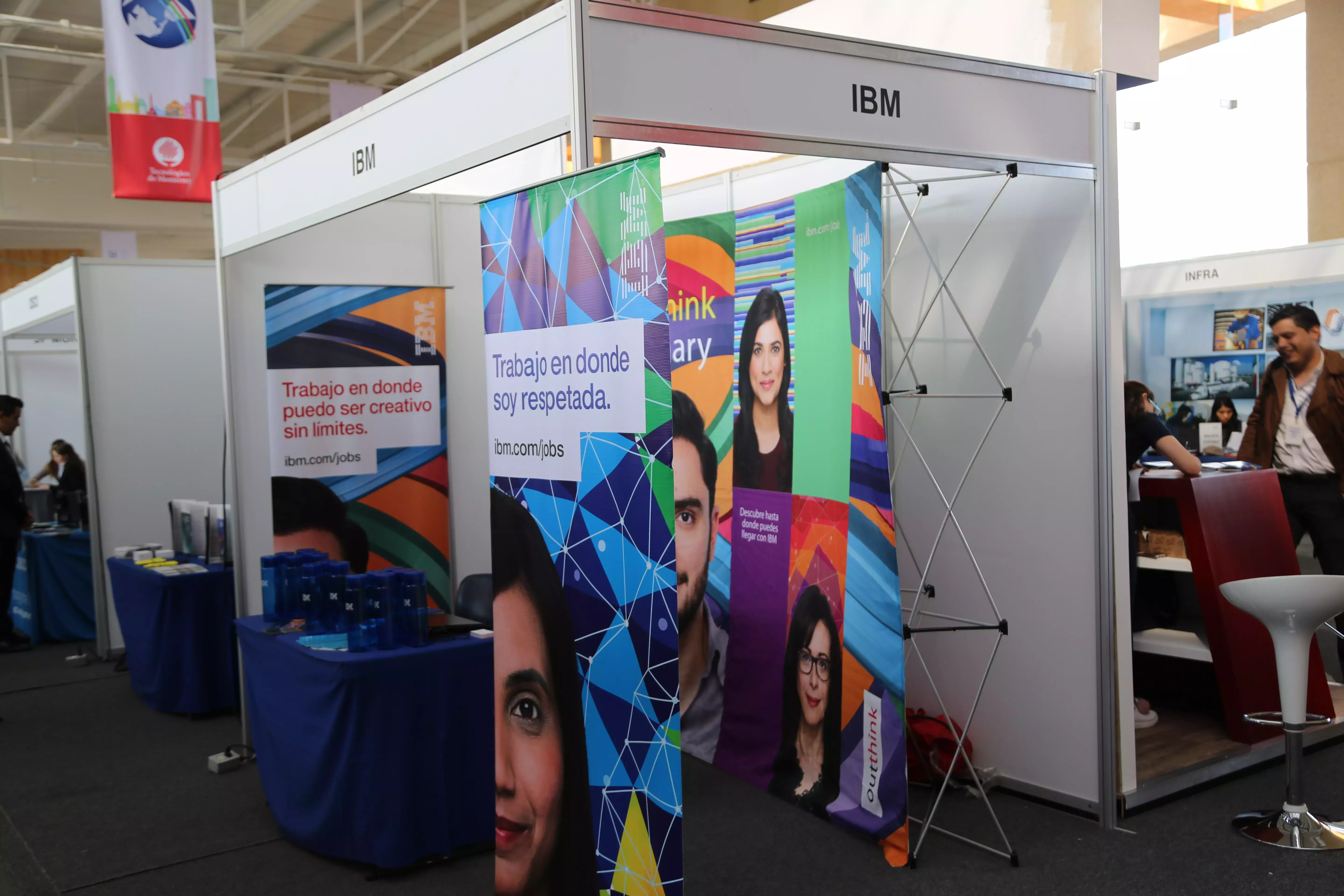 Stand de IBM.