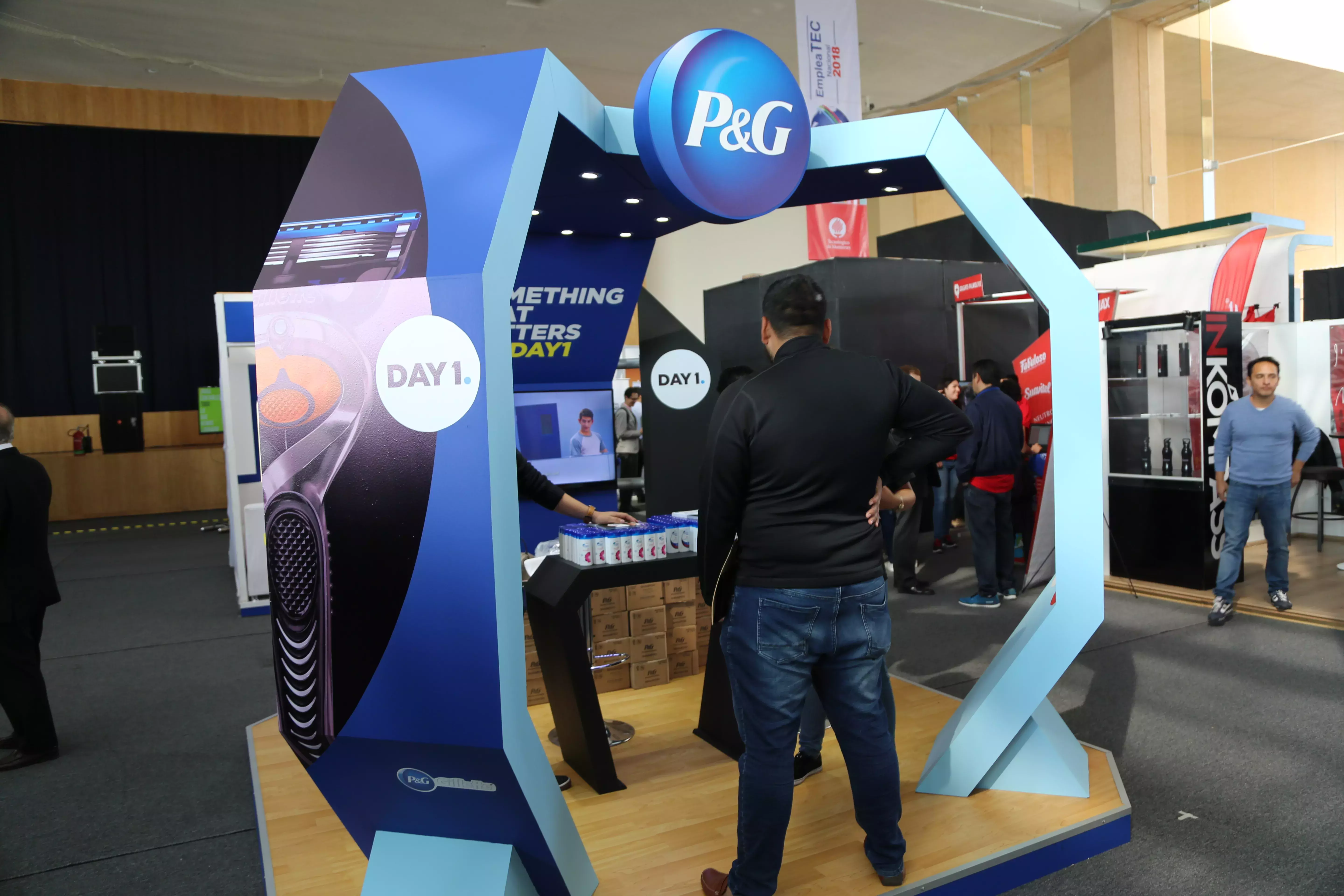 Stand de P&G.