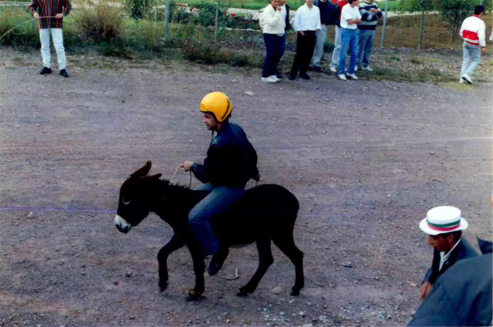 Carrera de burros.